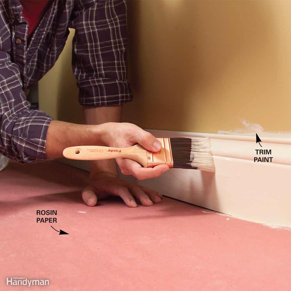 Paint the Trim First, Then the Ceilings and Walls
