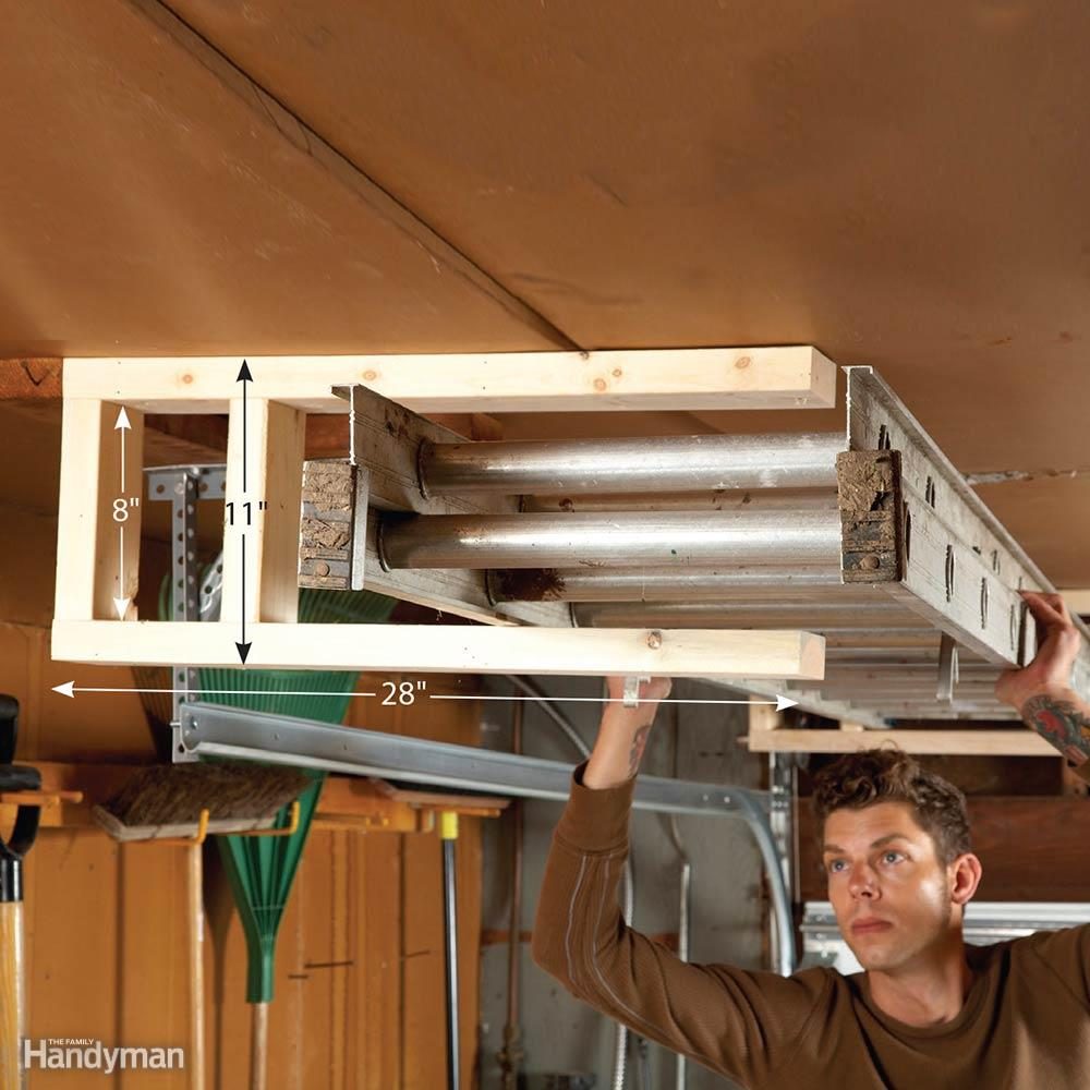 Extension Ladder Storage