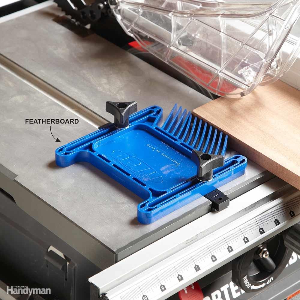 Mount a Featherboard for Accurate Rips