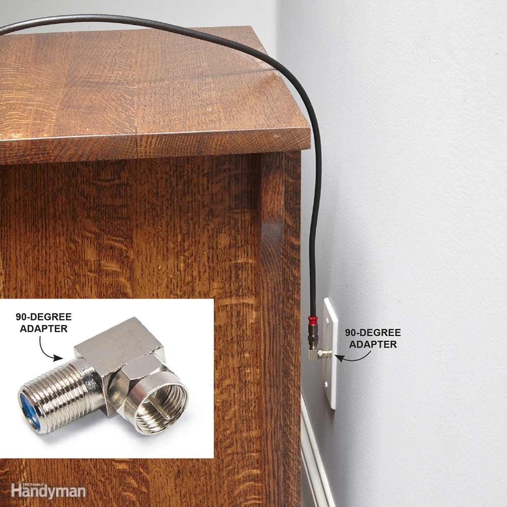 Avoid Sharp Bends with Coaxial Cable