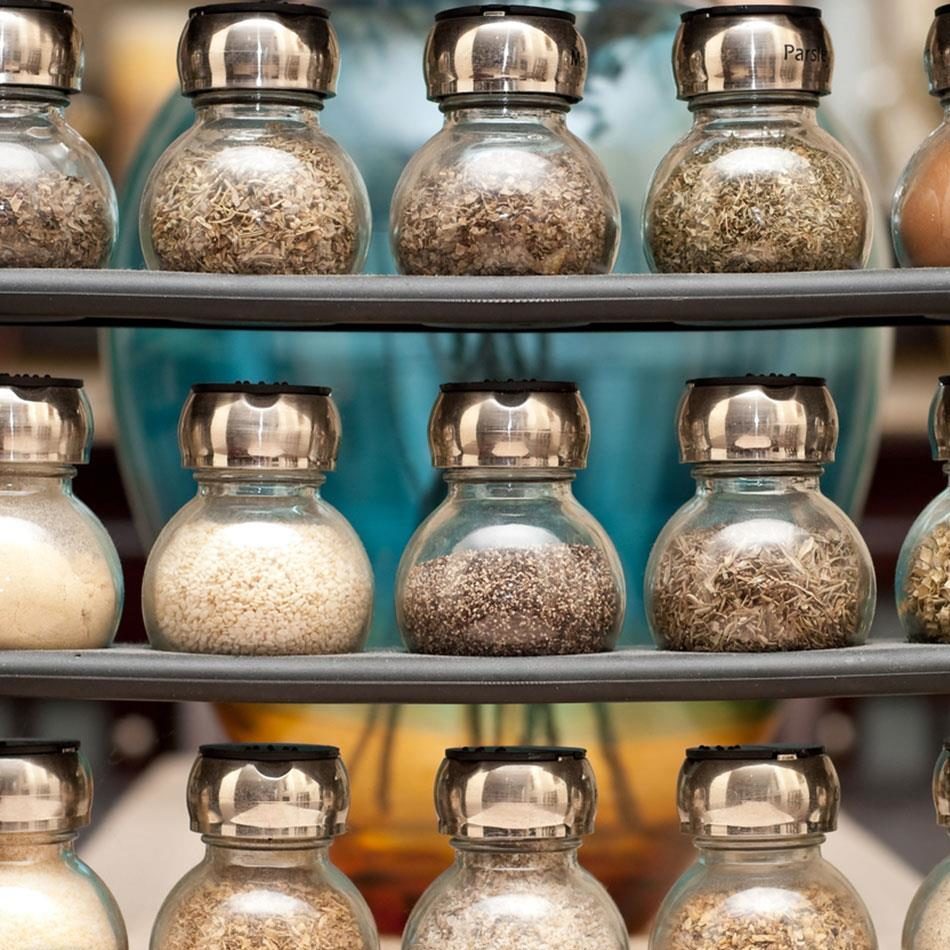 Small Kitchen Spice Storage