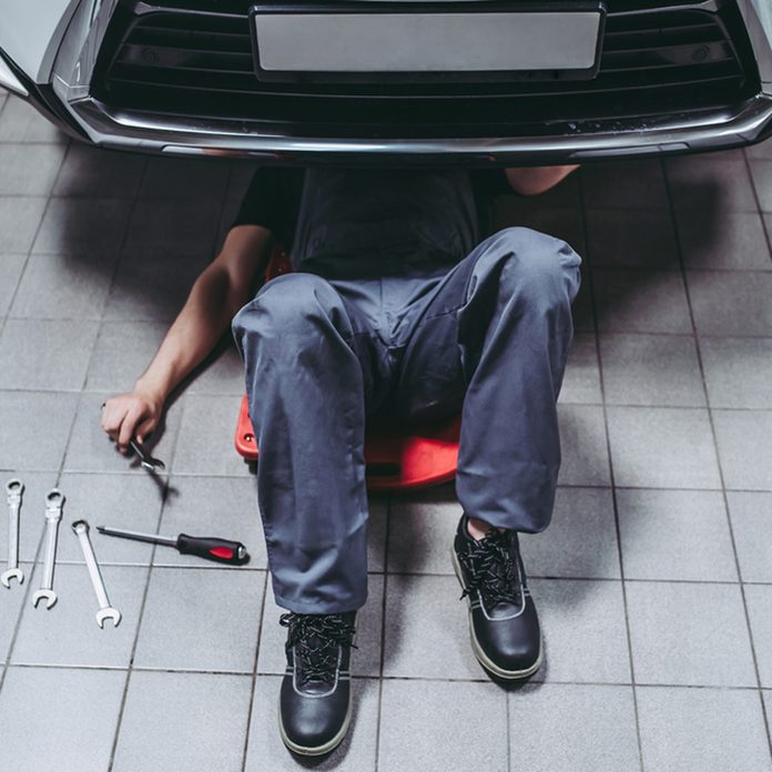 creeper_727567363_06 under a car mechanic automotive creeper