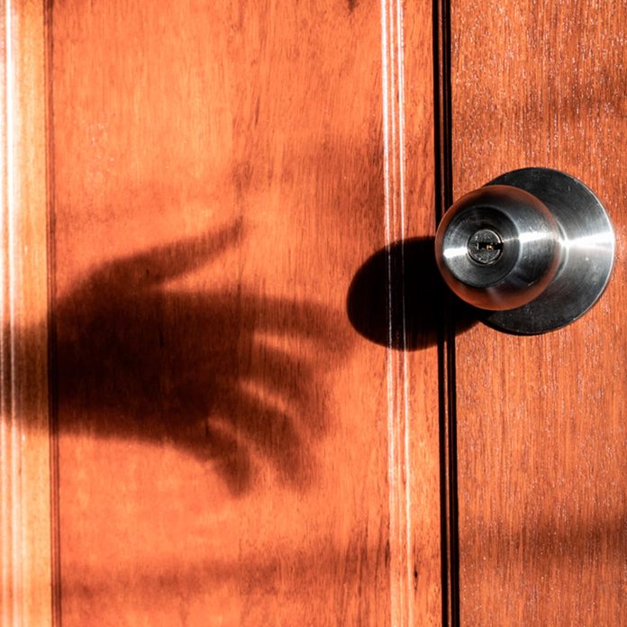 door creepy shadow is your house haunted