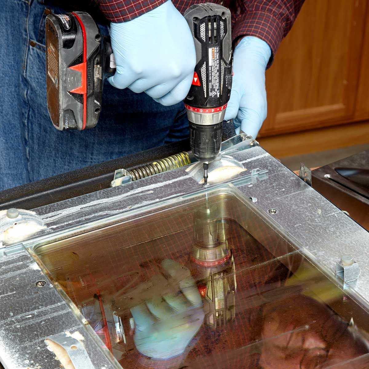 Removing Oven Glass 