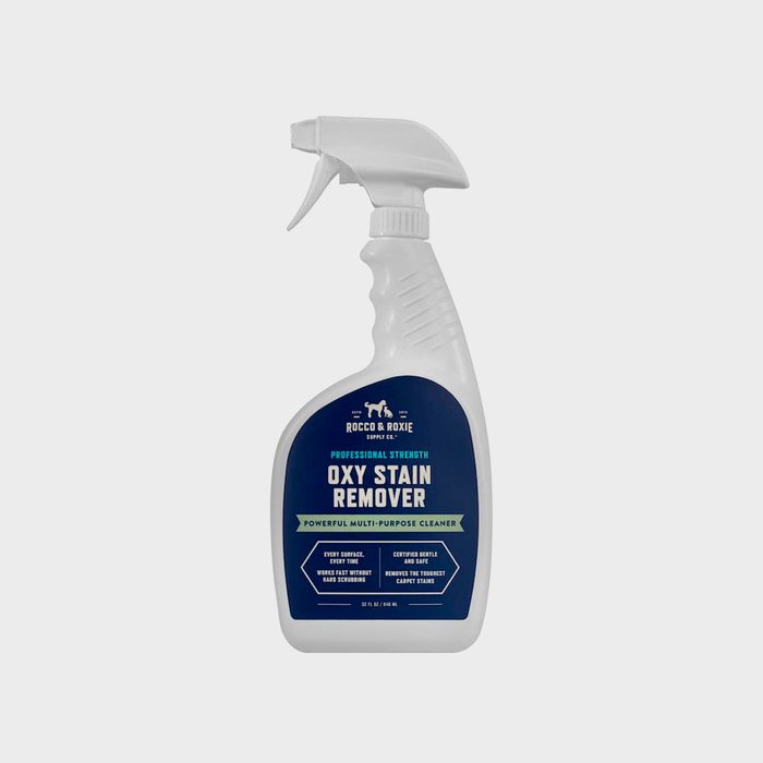 A spray bottle labeled 