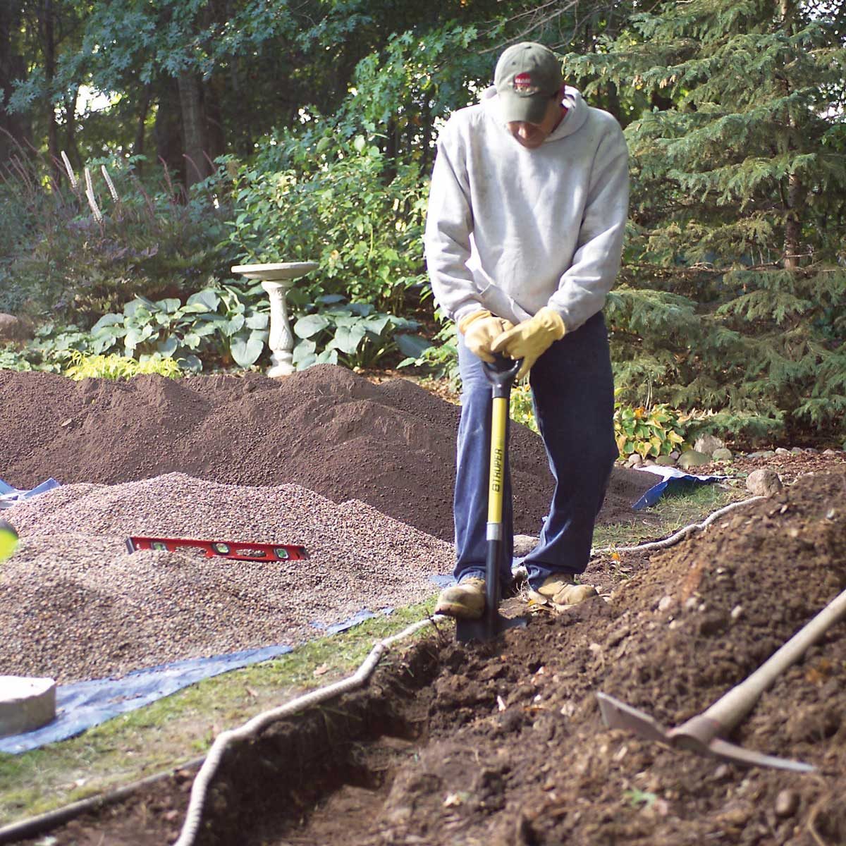 Dig the trench