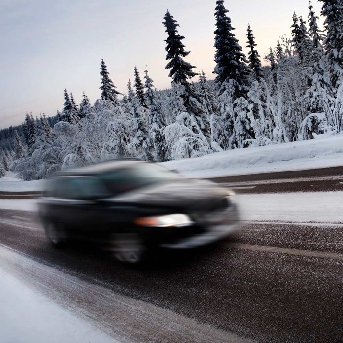 speeding car