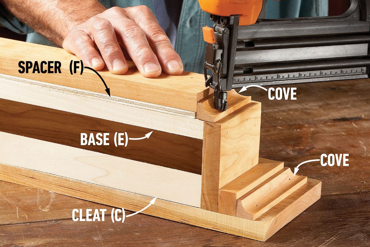 Step 4. Install the cove moldings