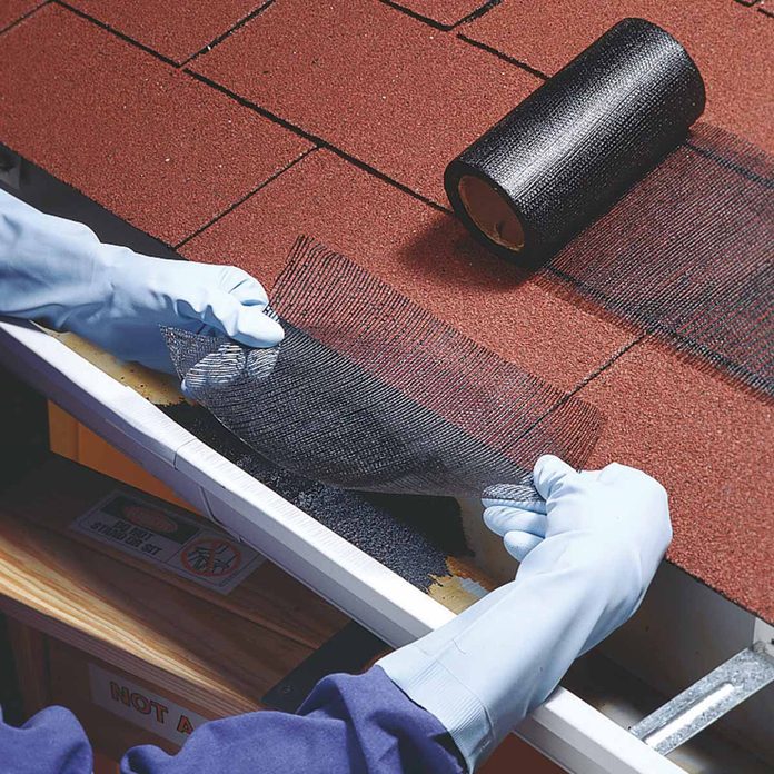 Patch a leaky gutter