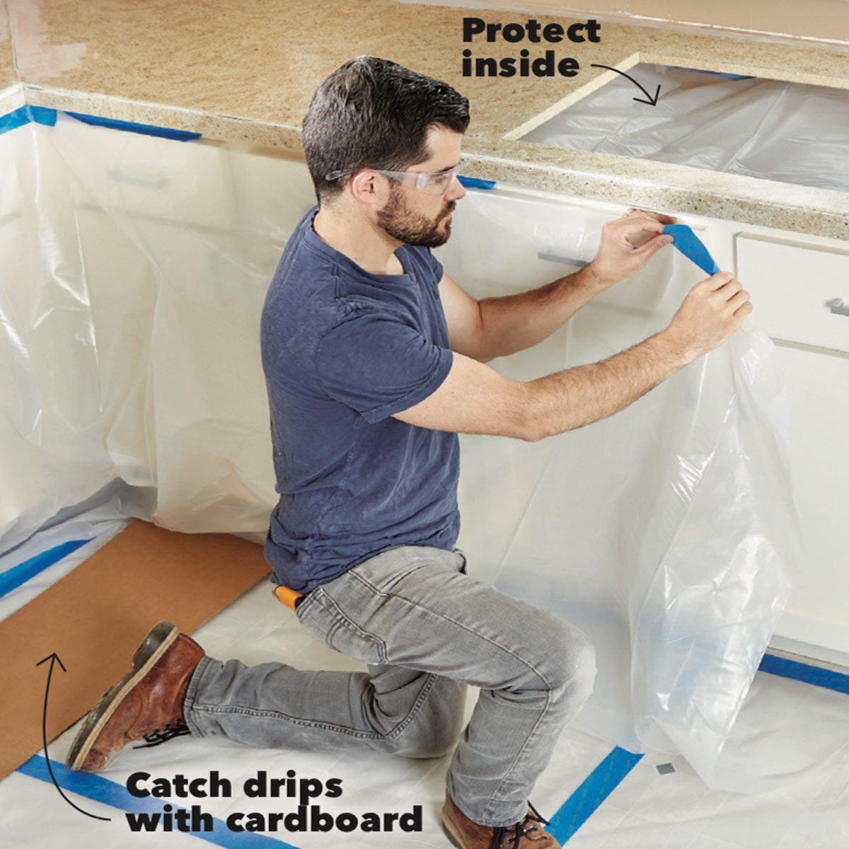 Masking countertops