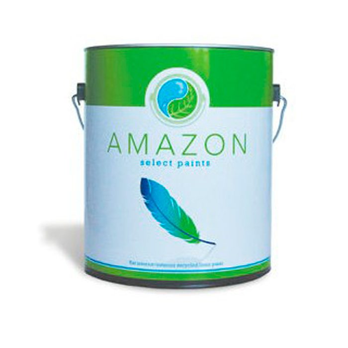 A paint can labeled 