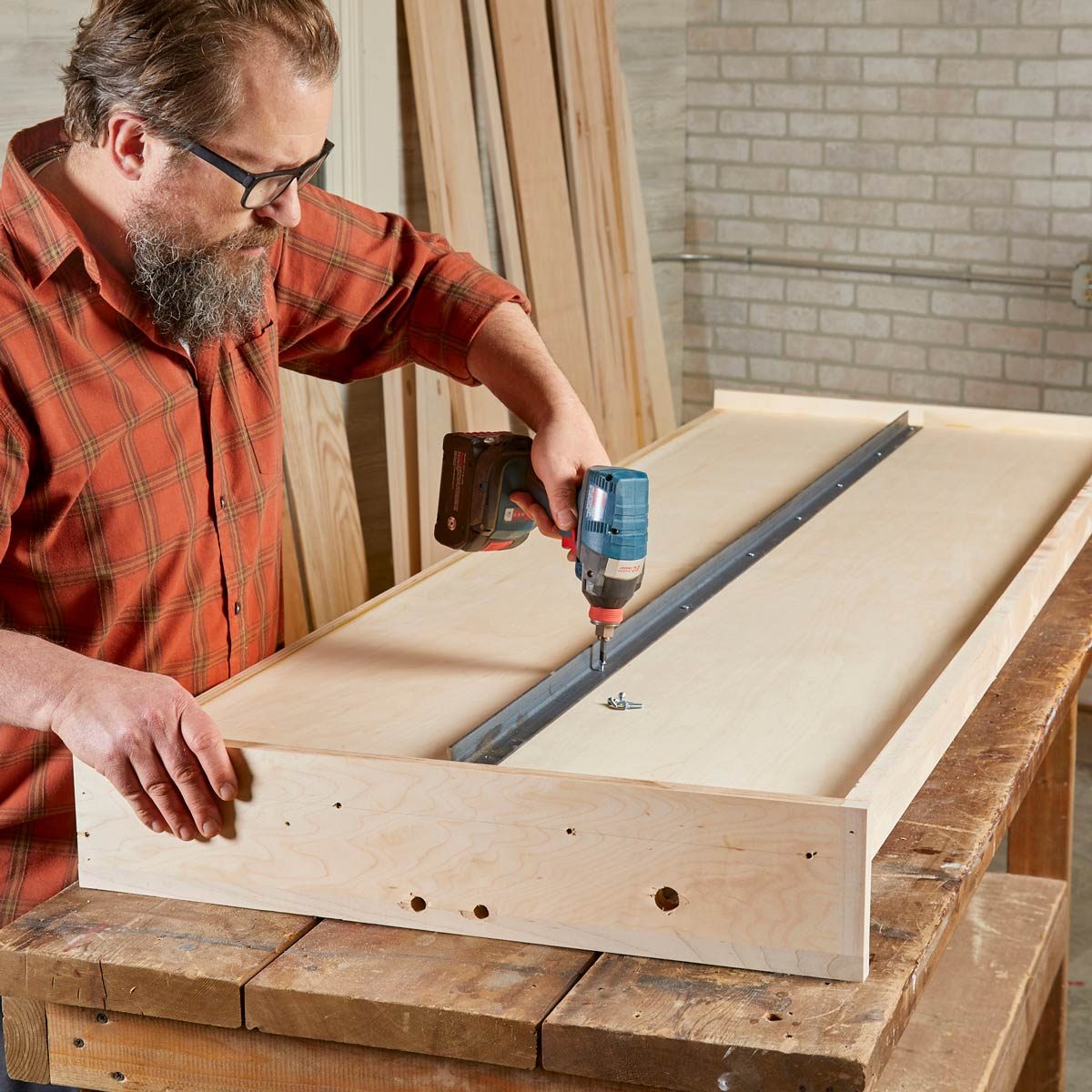 assemble the desk