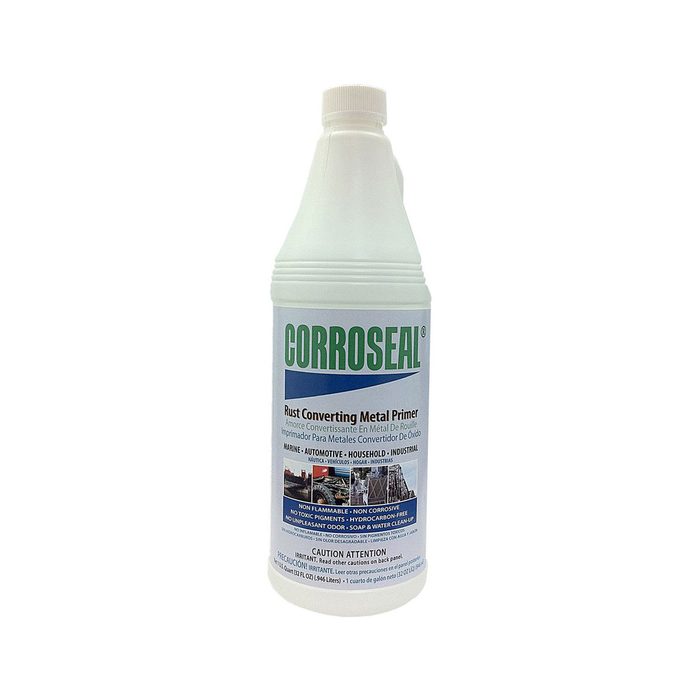 A white bottle labeled 