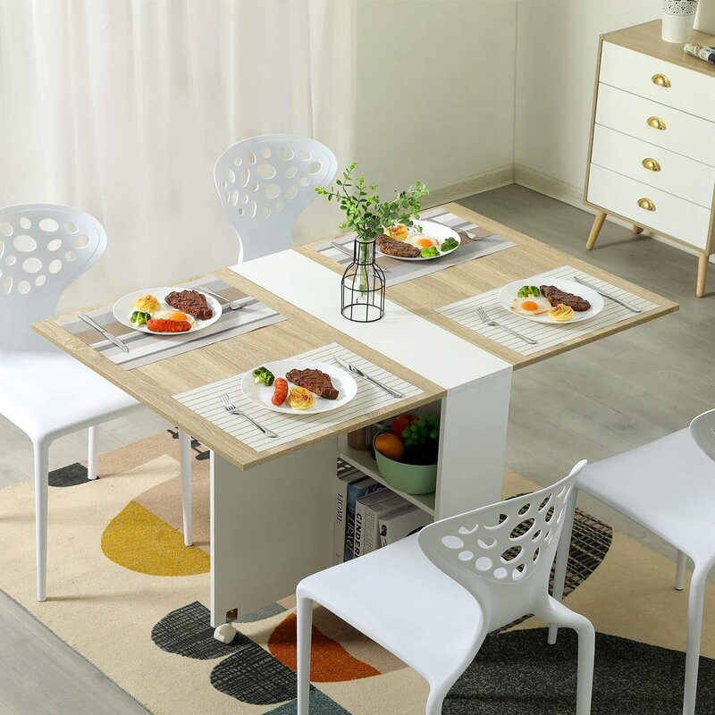 Kaviyon solid oak trestle dining table