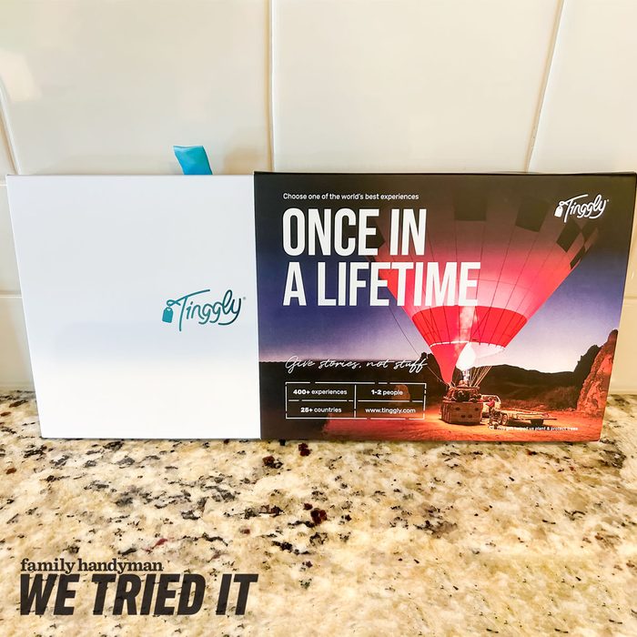 A gift box titled 