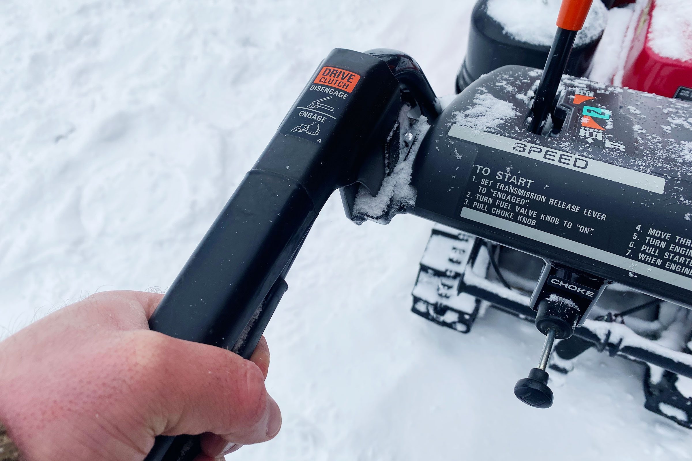Start Snow Blowing