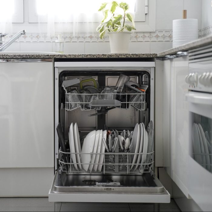 Dishwasher in the kitchen