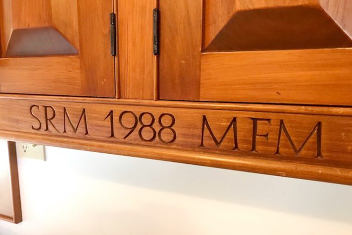 Letters Carved Kitchen