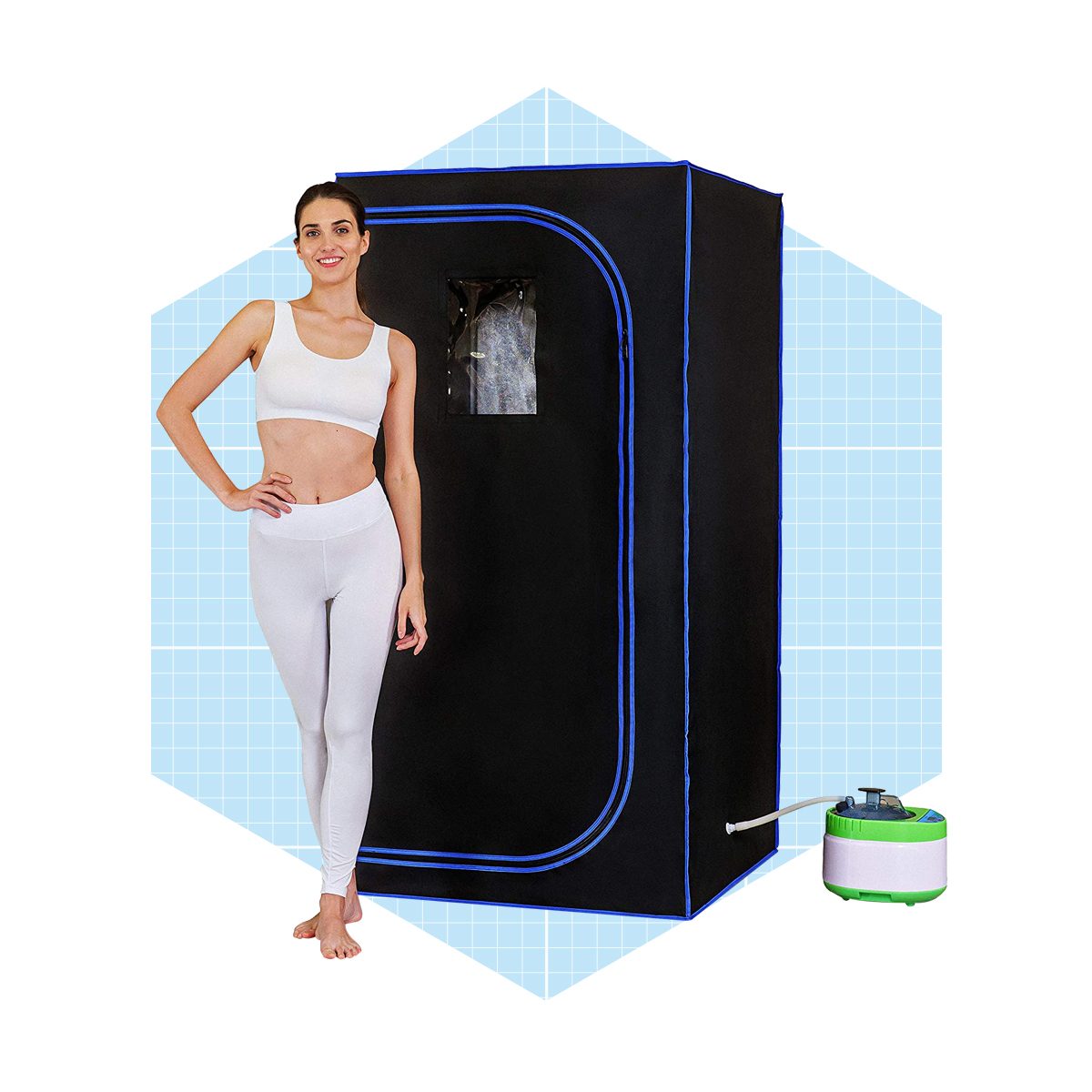 Serenelife Full Size Portable Steam Sauna Ecomm Amazon.com