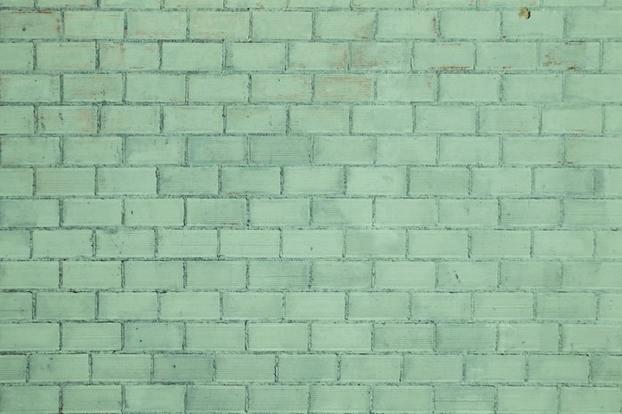 Green brickwall