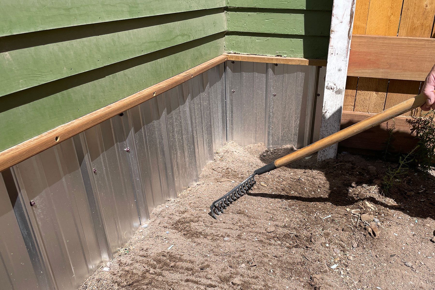 Clearing the ground