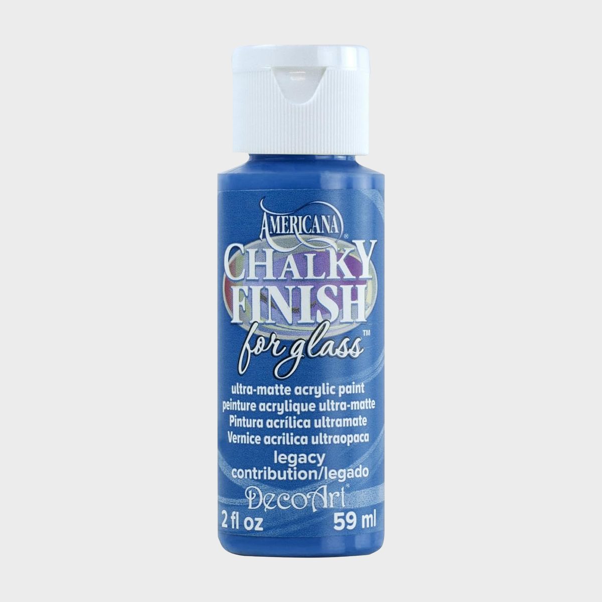 Deco Art Americana Chalky Finish For Glass Jar Of Paint