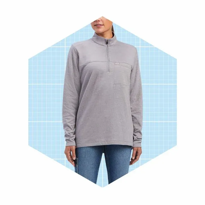Rebar Foundation 14 Zip Shirt Ecomm Ariat