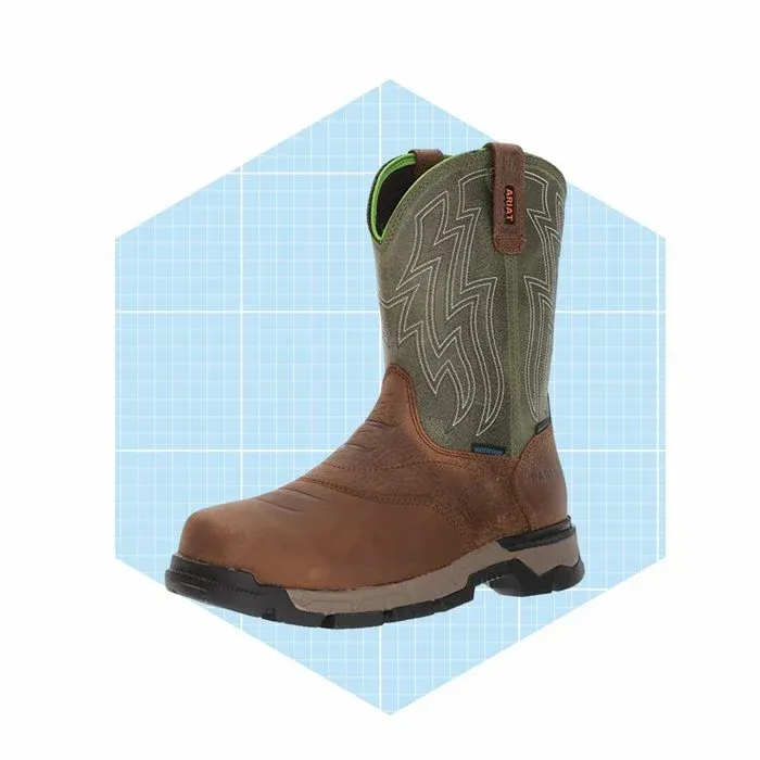 Waterproof Western Work Boots Ecomm Via Amazon