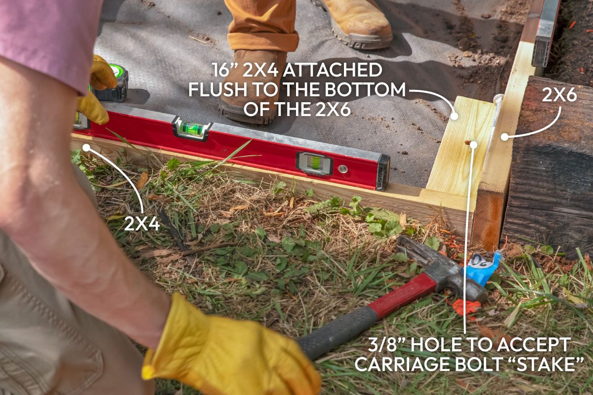 Install The Gravel Path Edging 