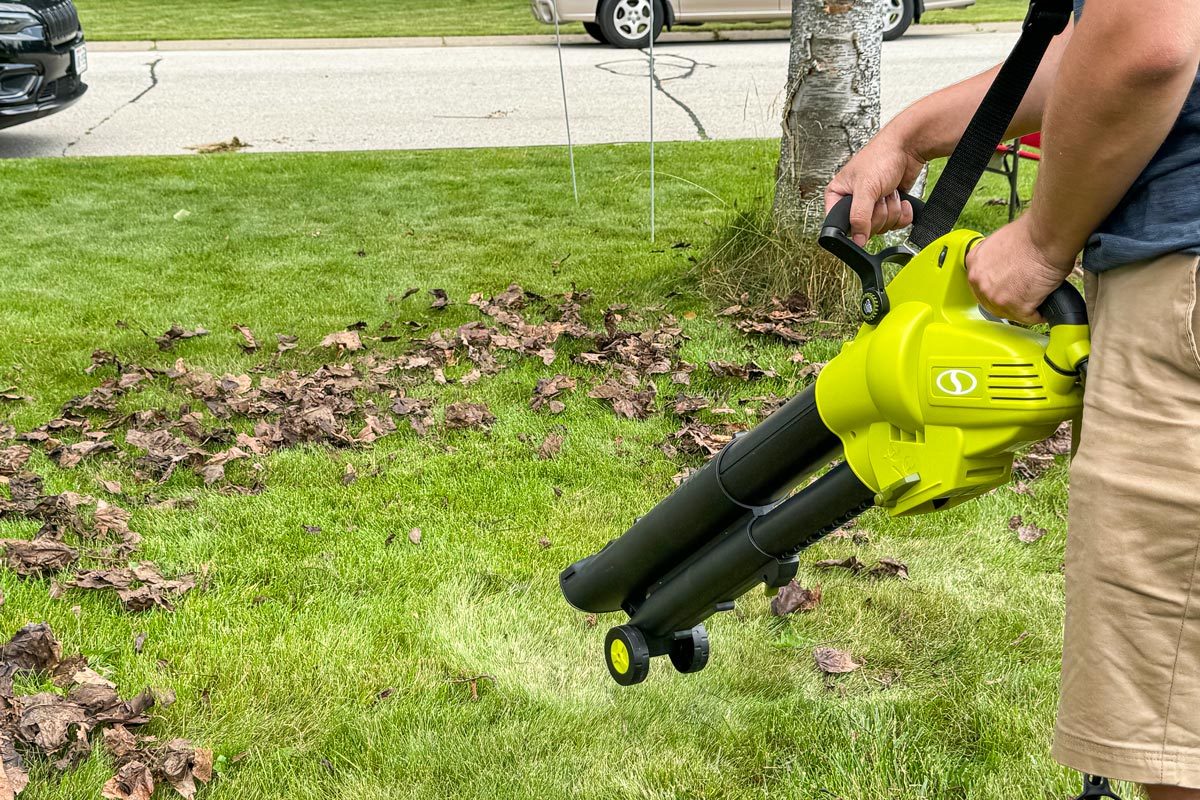 Sun Joe 250 Mph 3 In 1 Electric Vacuum Mulcher Blower