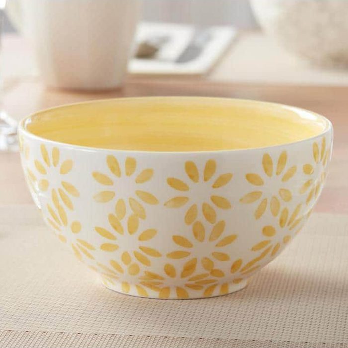 Hand Decorated Bowl Set Via Homedepot.com